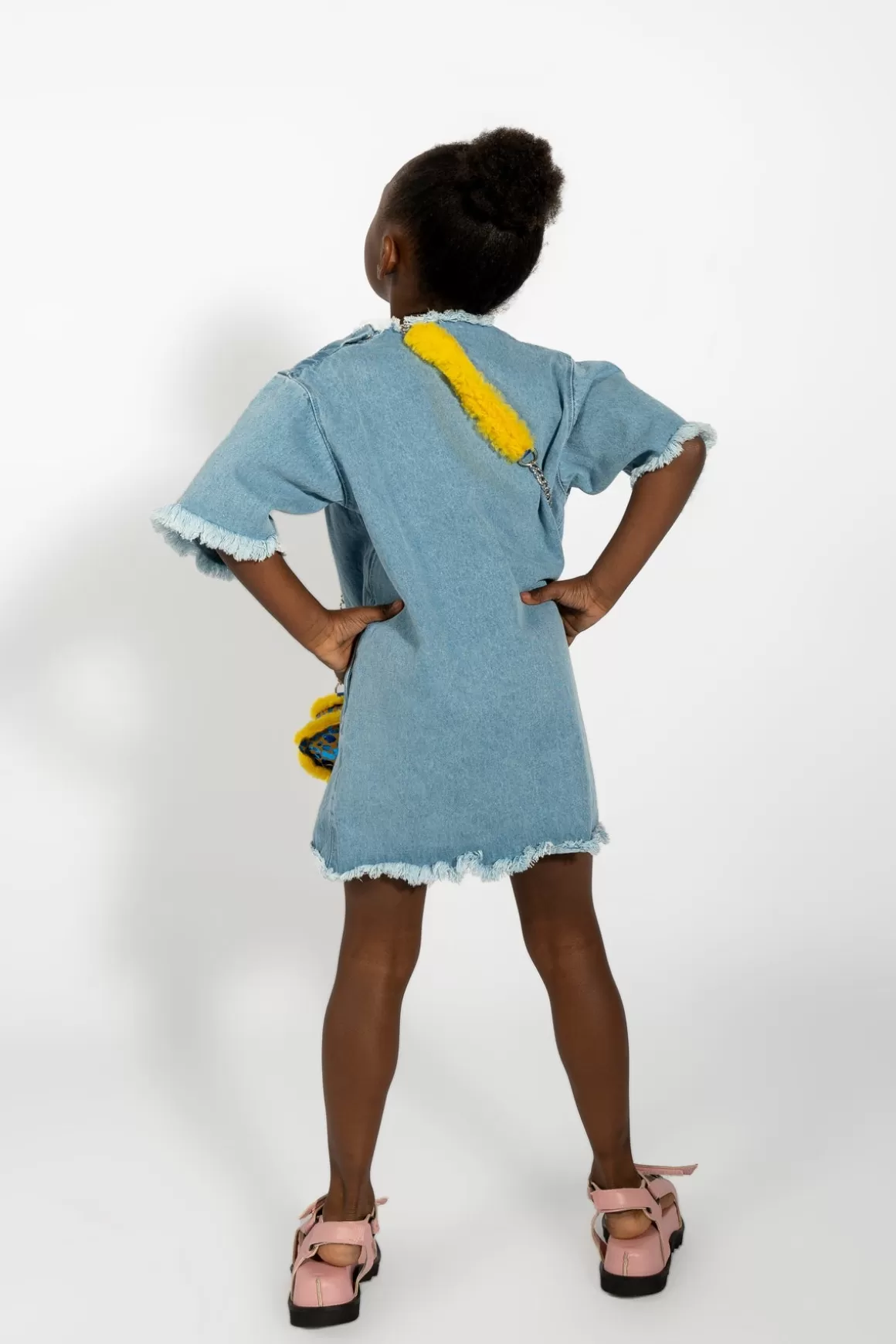 Online DENIM OVERSIZED T-SHIRT DRESS Kids DRESSES