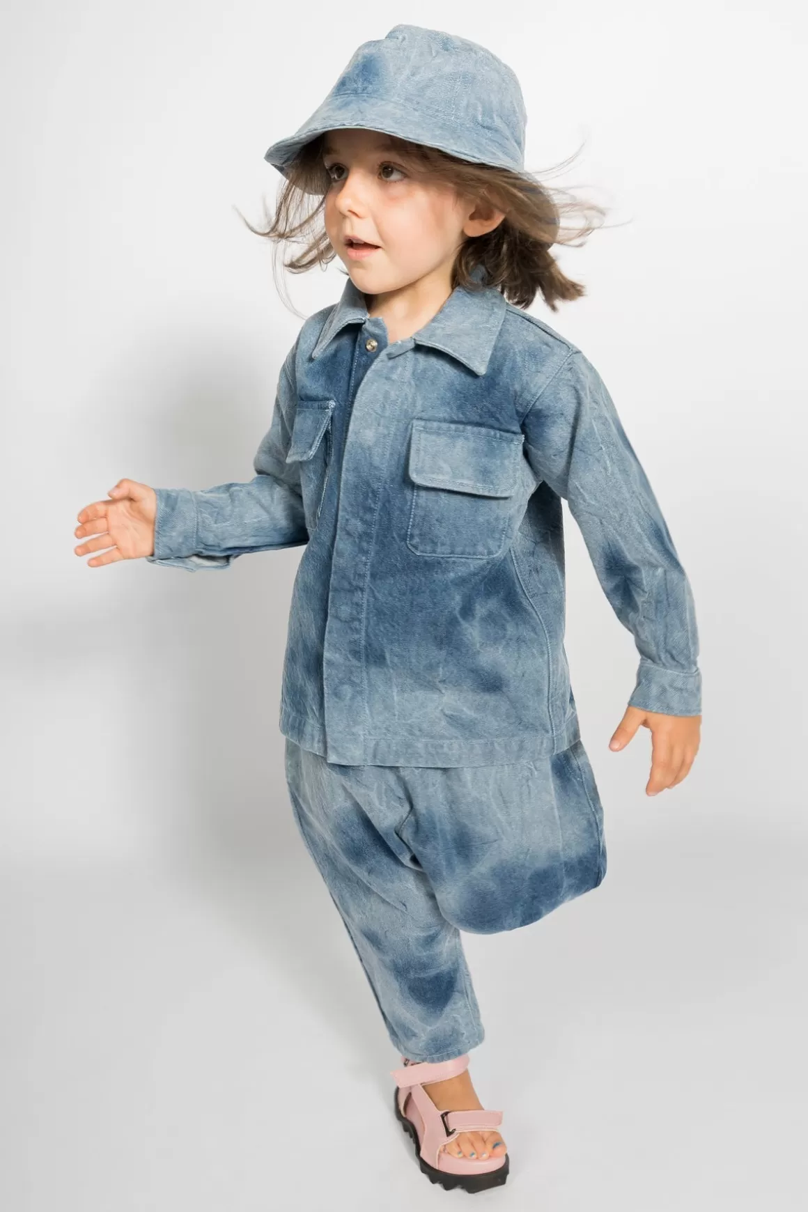 Outlet TIE DYE OVERSHIRT Kids OUTERWEAR