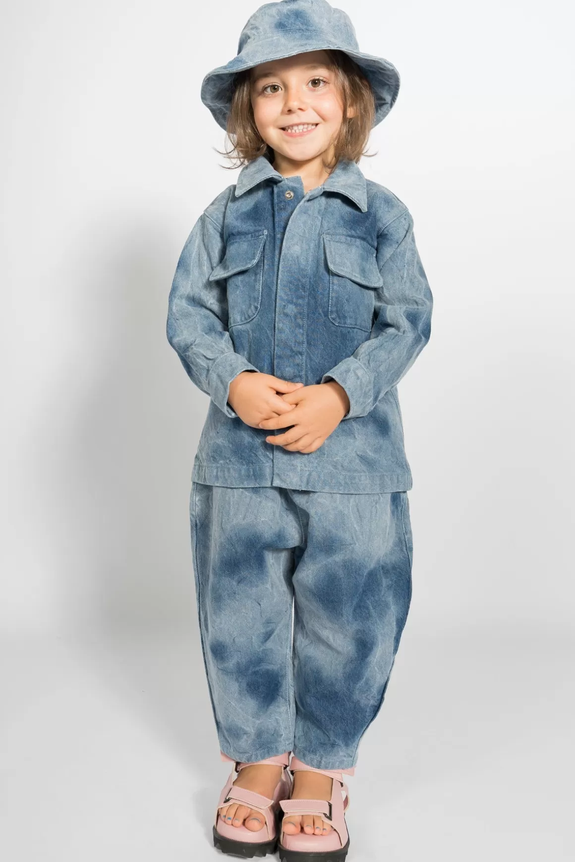 Outlet TIE DYE OVERSHIRT Kids OUTERWEAR