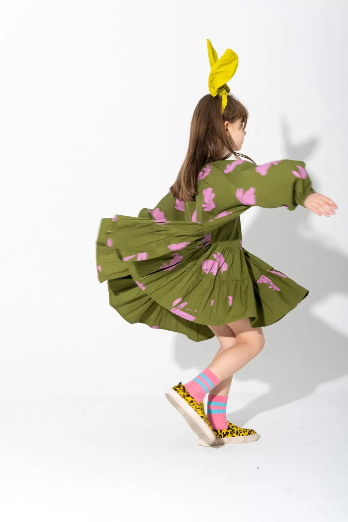 Best Sale BUNNY PRINT GATHERED DRESS Kids DRESSES