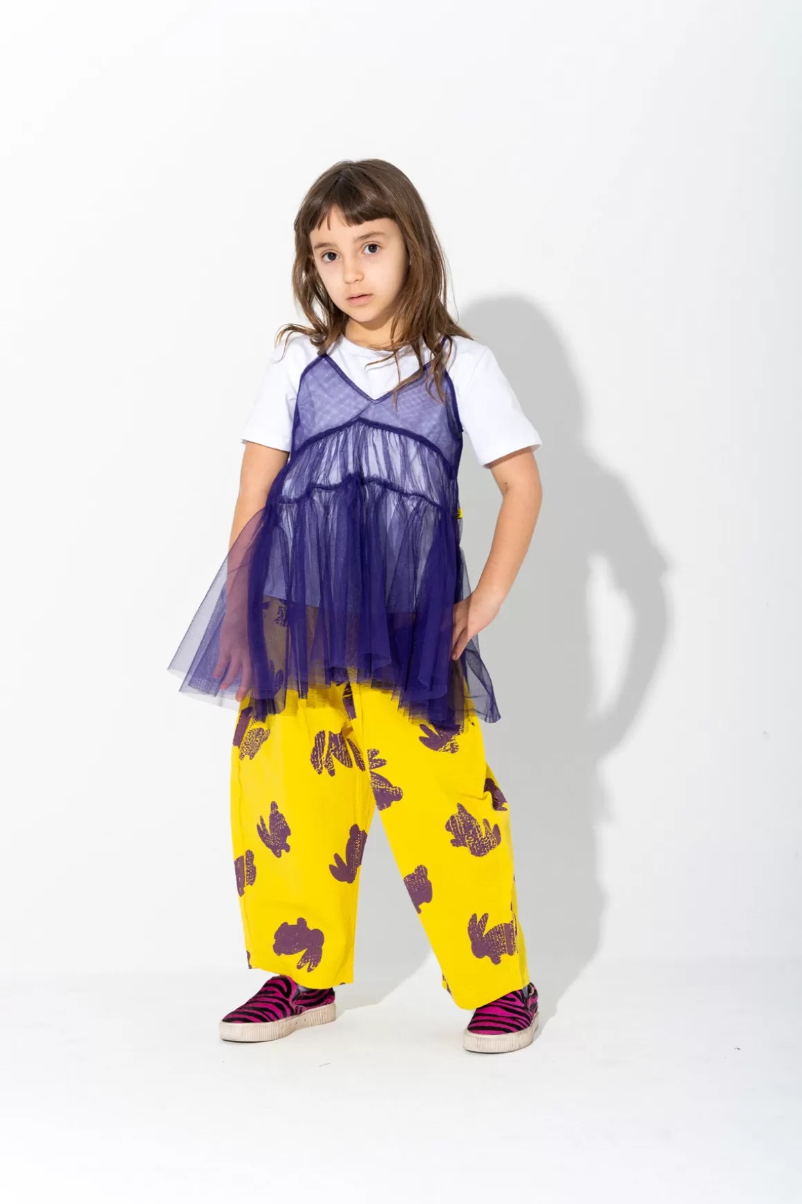 Sale BUNNY PRINT LOOSE TROUSERS Kids BOTTOMS