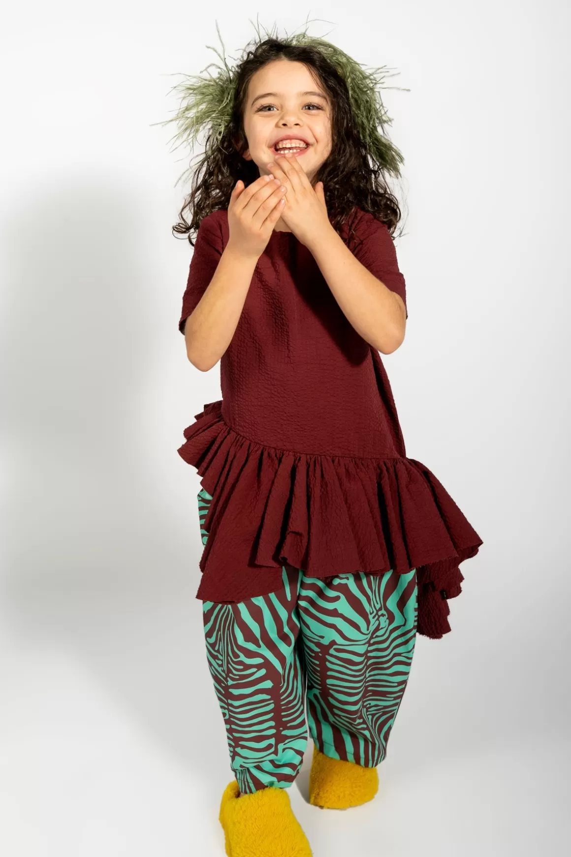 Clearance PEPLUM CAP SLEEVE TOP Kids TOPS