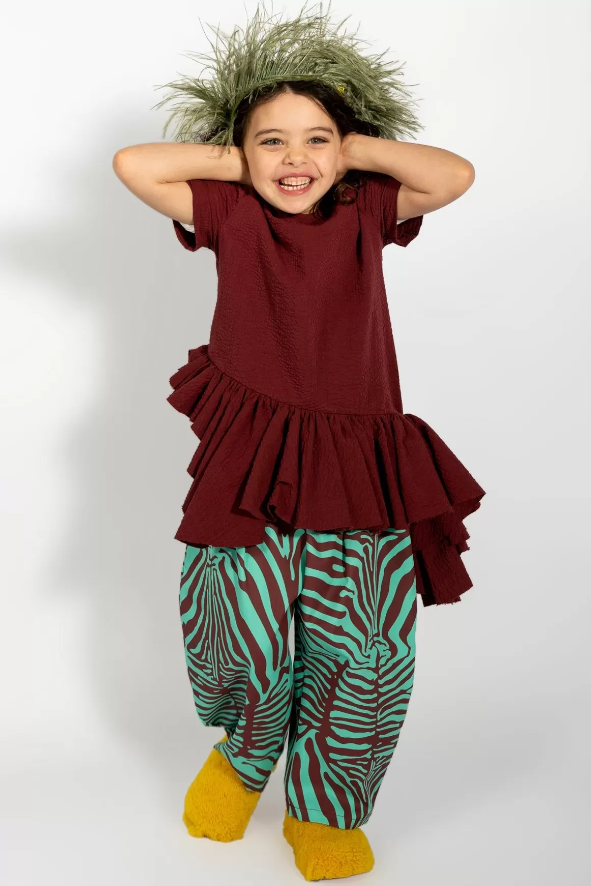 Clearance PEPLUM CAP SLEEVE TOP Kids TOPS