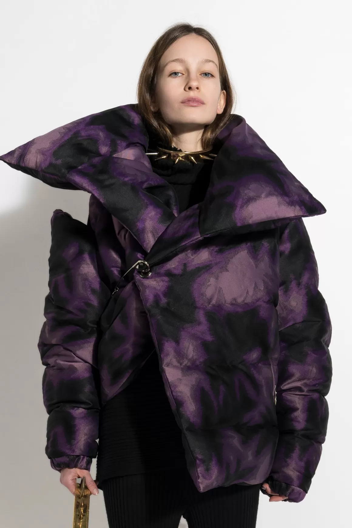 Hot CLASSIC M'A PUFFA JACKET IN PURPLE TIE DYE Women OUTERWEAR | M'A WINTER