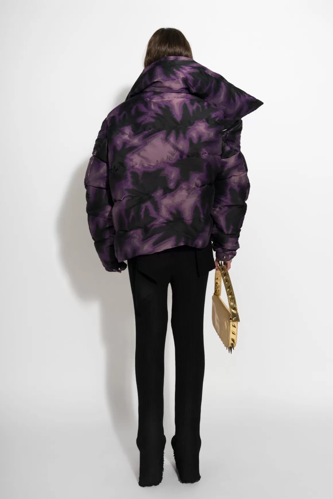 Hot CLASSIC M'A PUFFA JACKET IN PURPLE TIE DYE Women OUTERWEAR | M'A WINTER