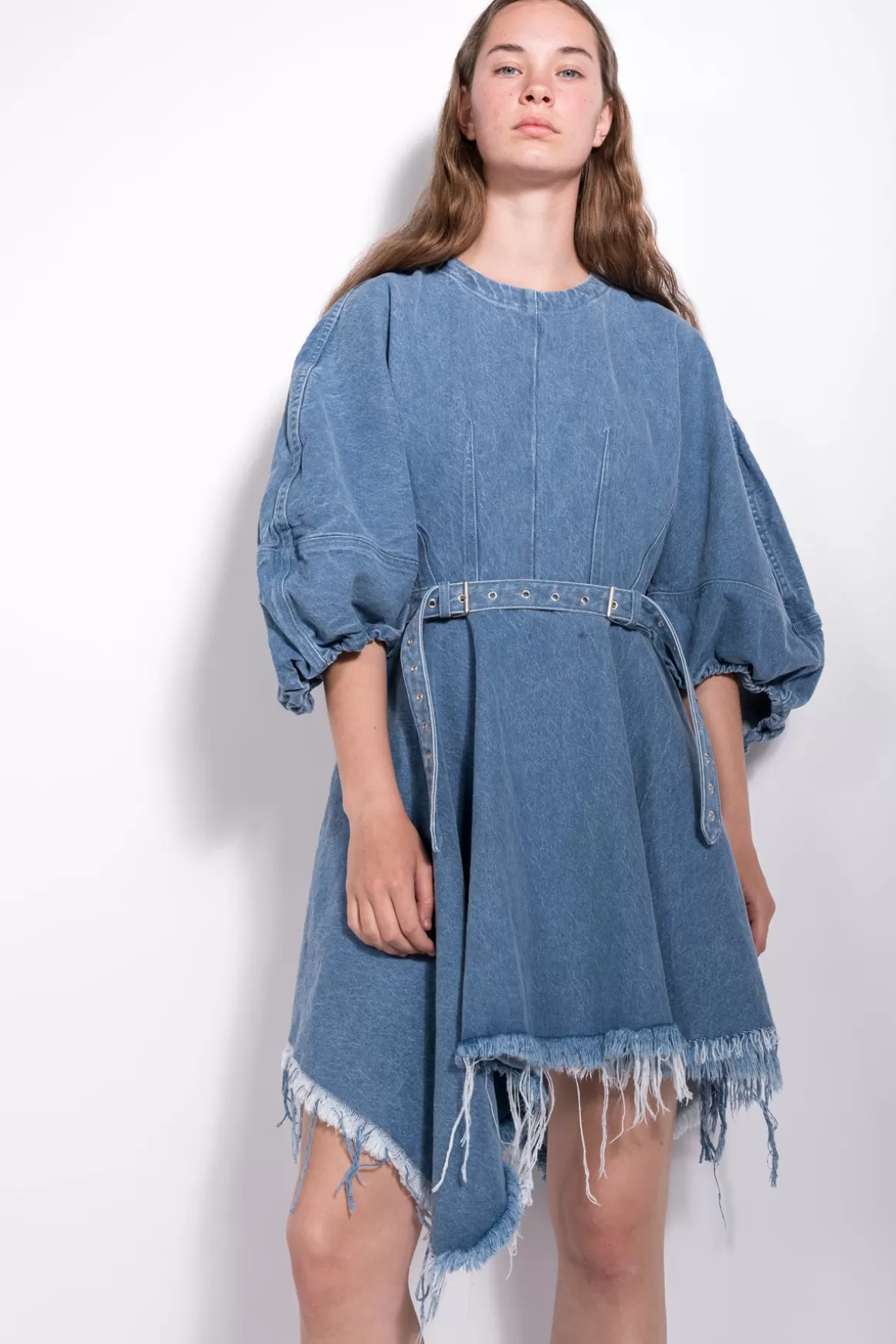 Clearance DENIM BALLOON SLEEVE DRESS Women DRESSES | M’A DENIM