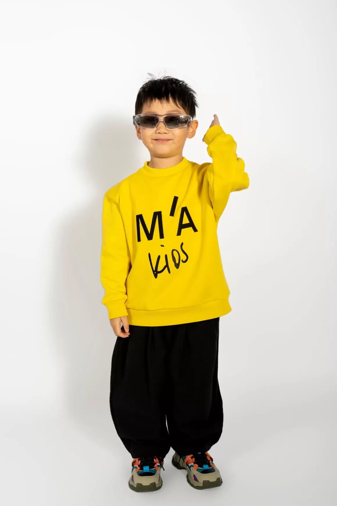 Fashion EMBROIDERED CREW NECK IN Kids TOPS | OUTERWEAR