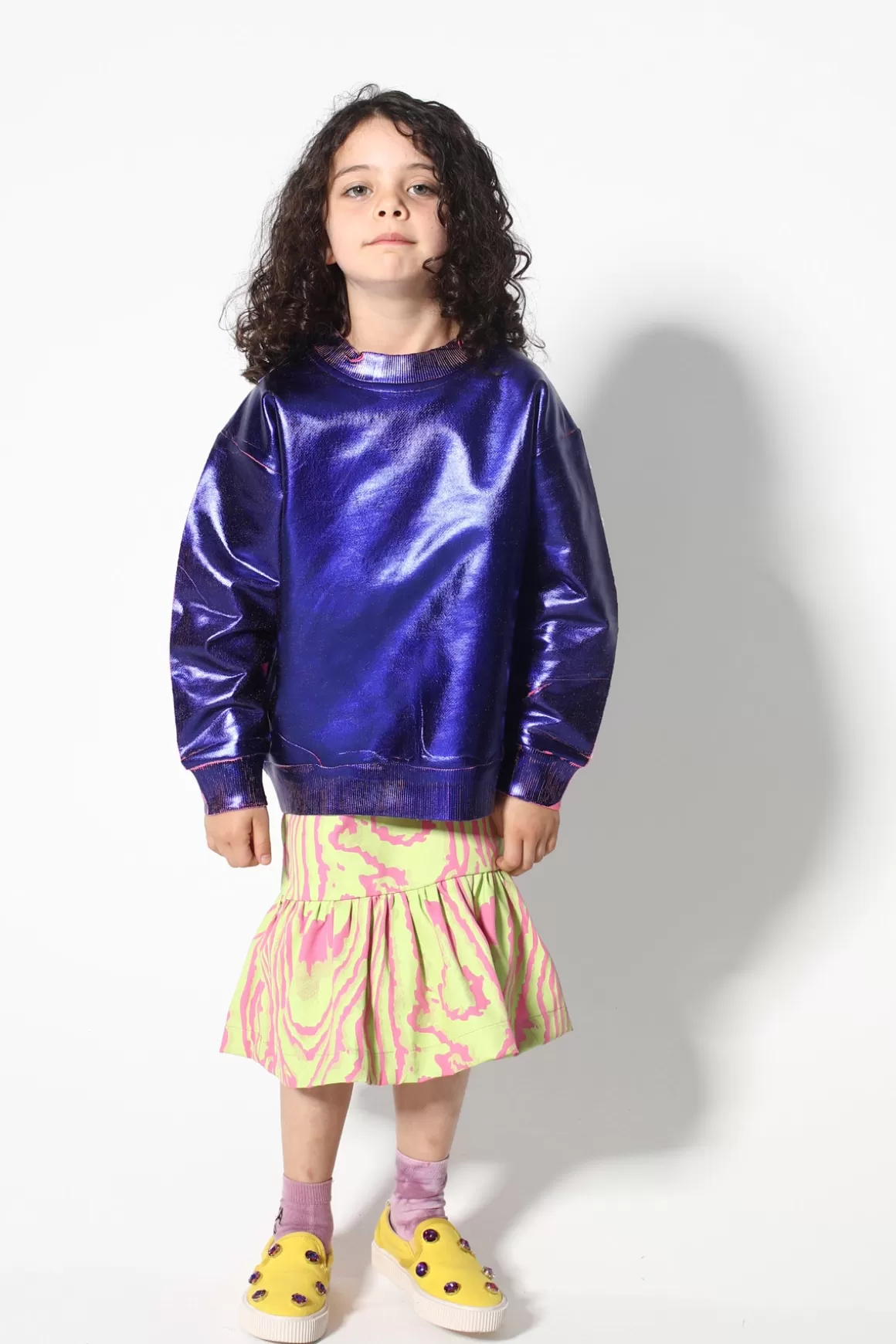 Online FOIL CREW NECK SWEATSHIRT Kids OUTERWEAR | TOPS