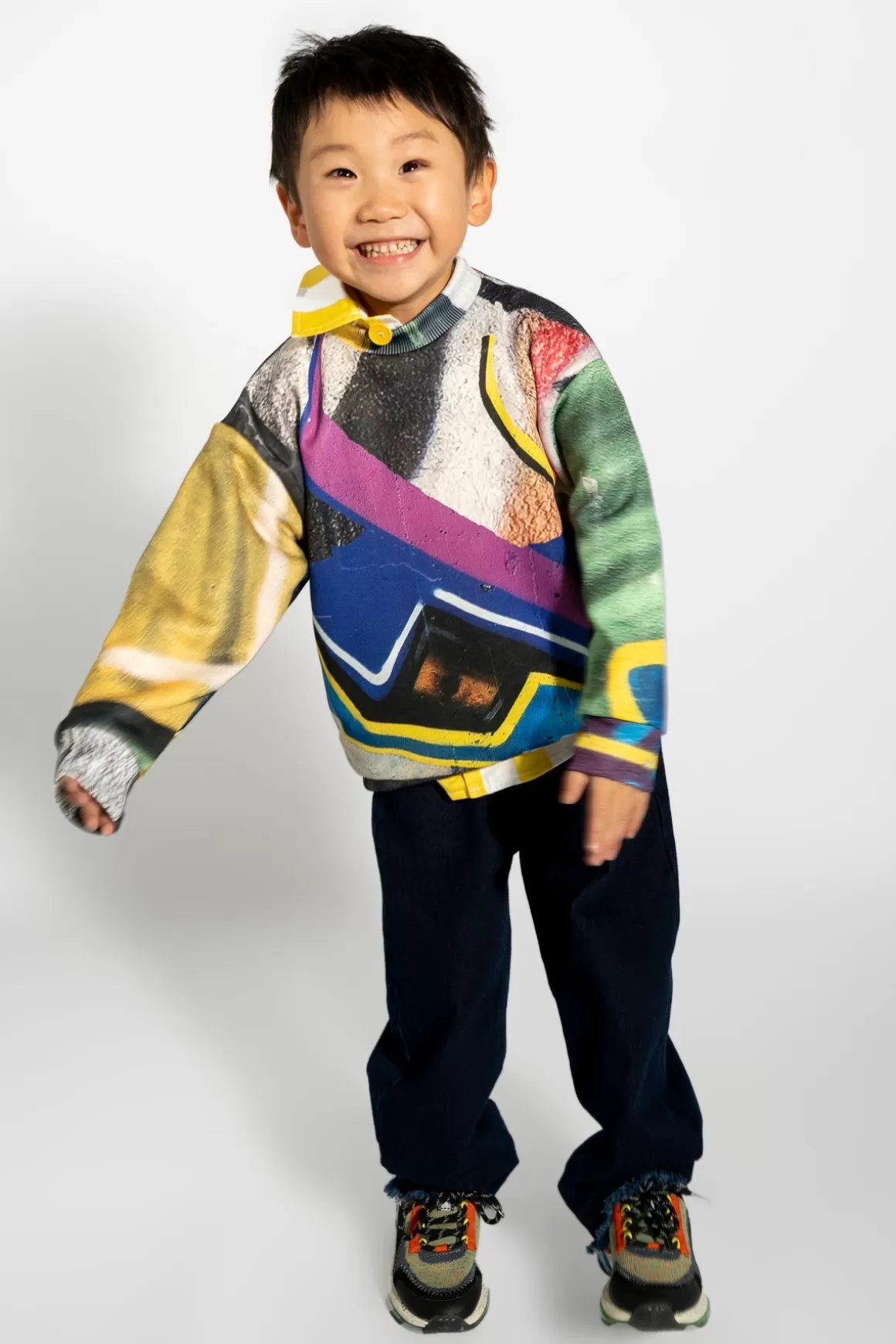 Flash Sale GRAFFITI PRINT CREW NECK Kids TOPS | OUTERWEAR