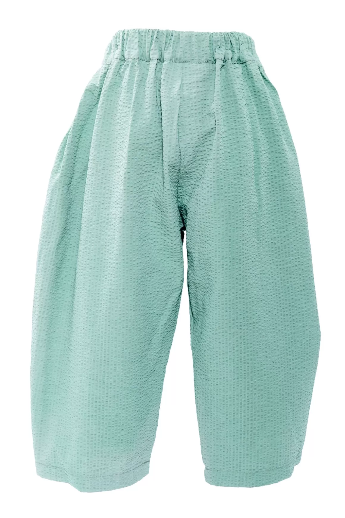 Discount LIGHT GREEN COTTON LOOSE TROUSERS Kids BOTTOMS