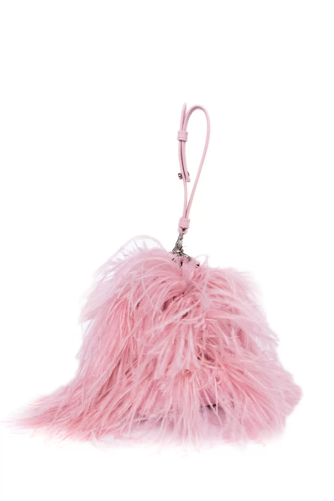 Flash Sale LIGHT PINK FEATHER BAG ACCESSORIES