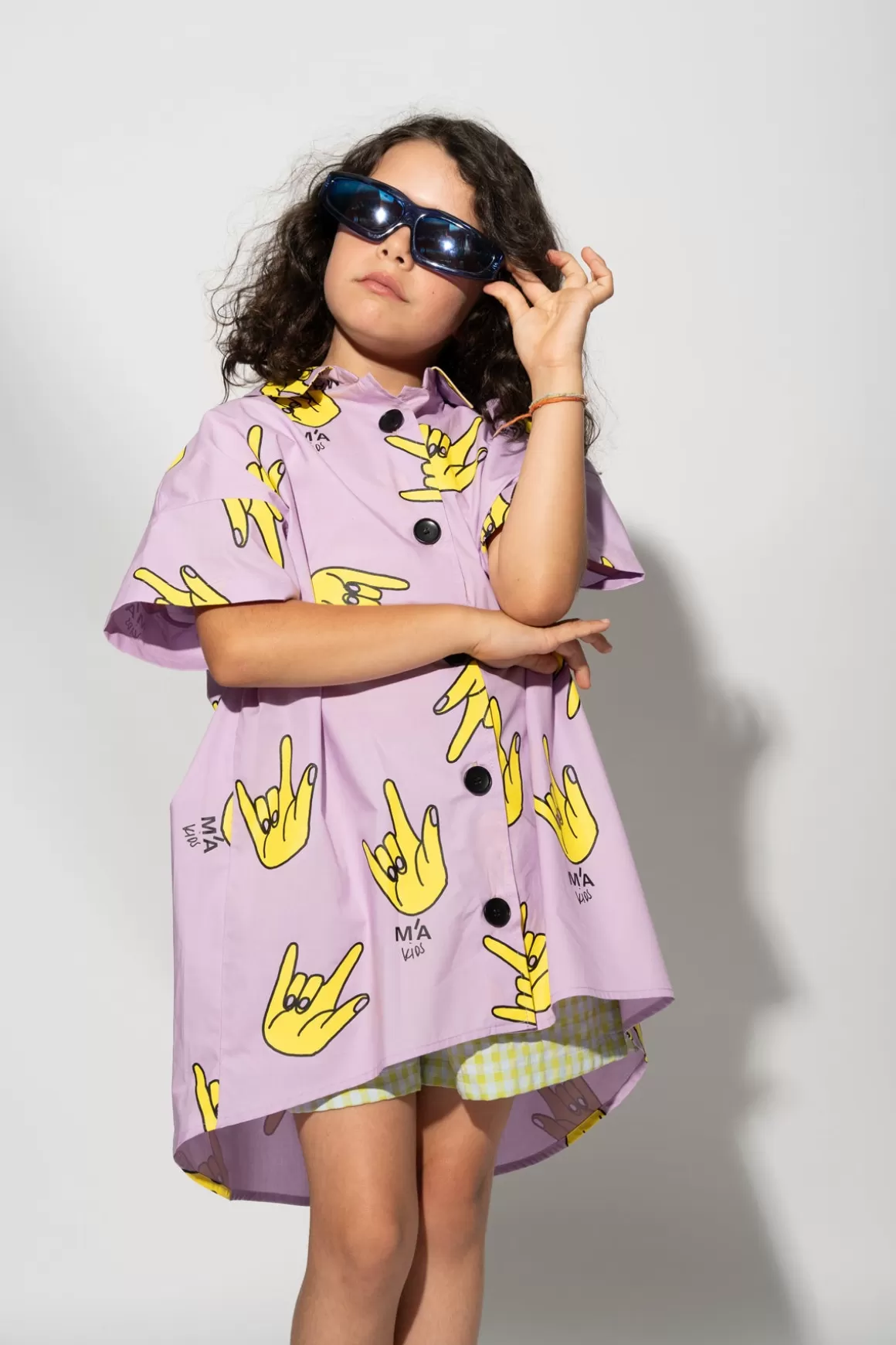 Discount HANDS PRINT OVERSIZED SHIRT Kids TOPS