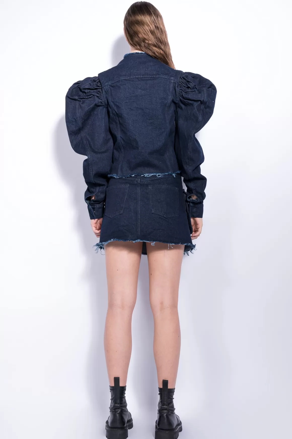 Outlet DENIM BALLOON SLEEVE JACKET Women M’A DENIM | OUTERWEAR