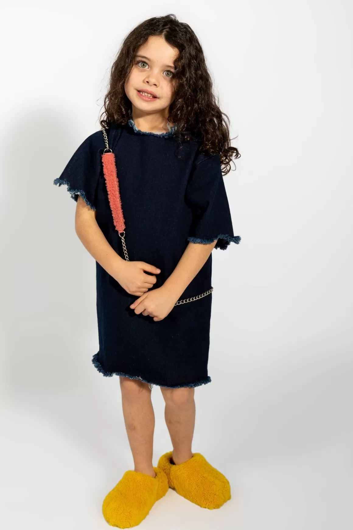 Flash Sale DENIM OVERSIZED T-SHIRT DRESS Kids DRESSES