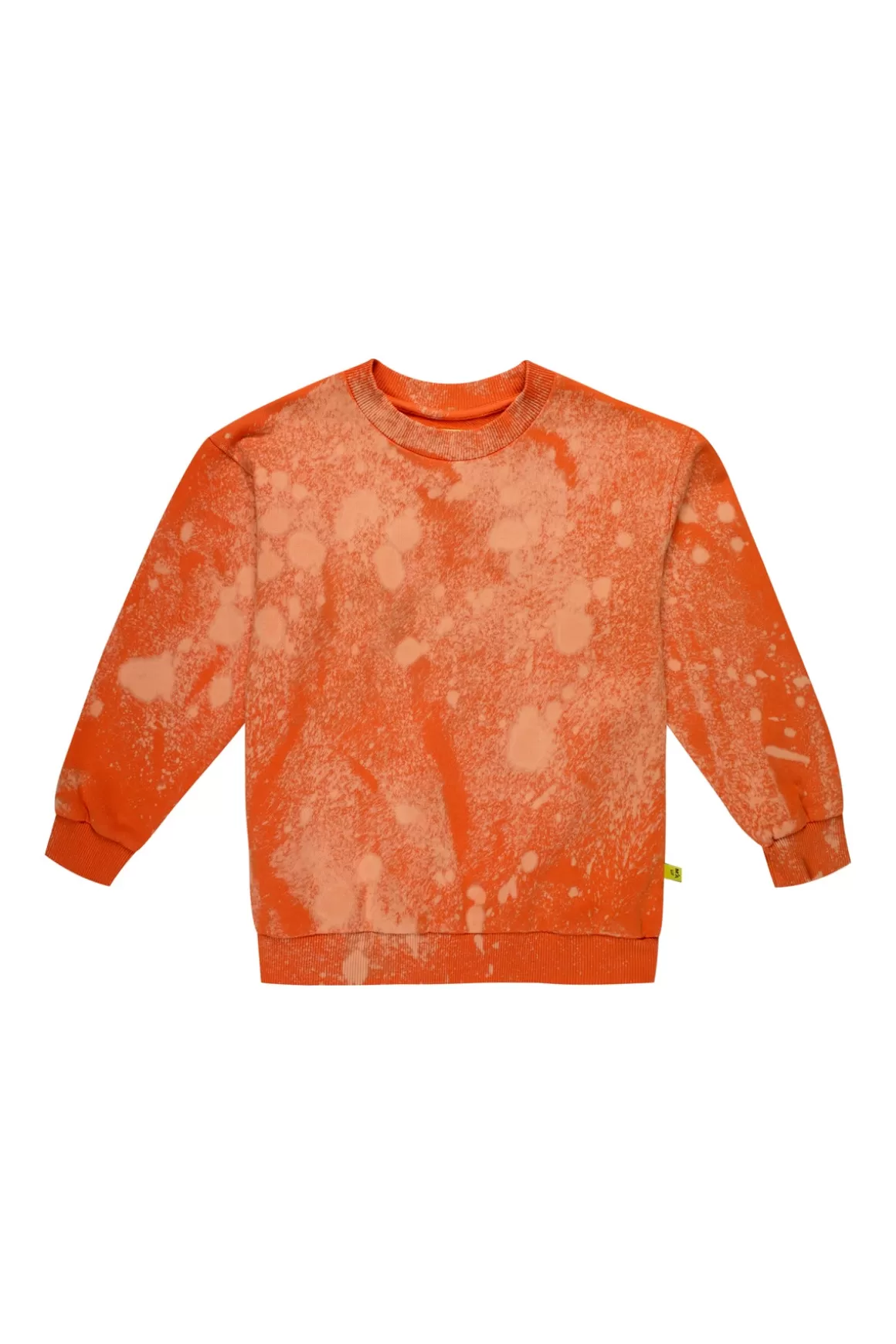 Flash Sale AND YELLOW SPLATTERED FLEECE CREW NECK Kids TOPS | JERSEY