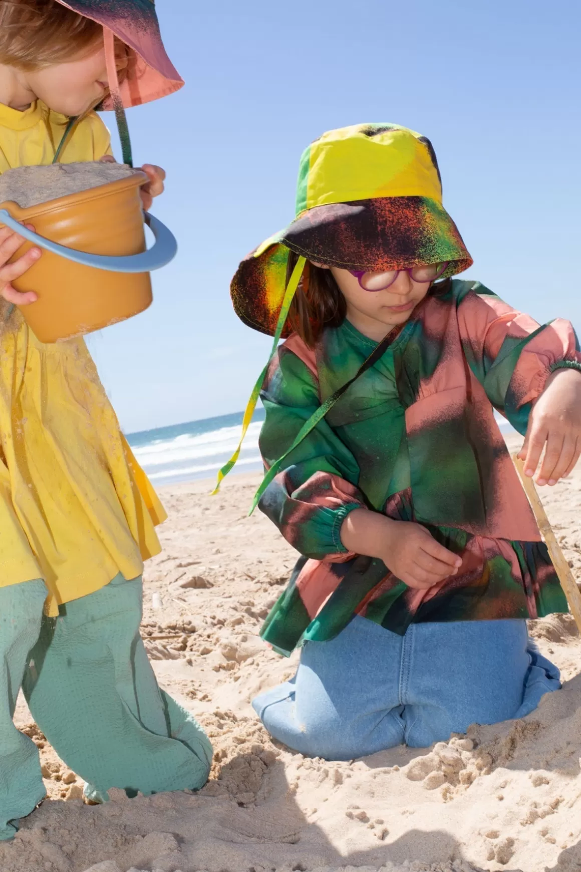 Store PINK AND GREEN LONG SLEEVE TOP Kids TOPS