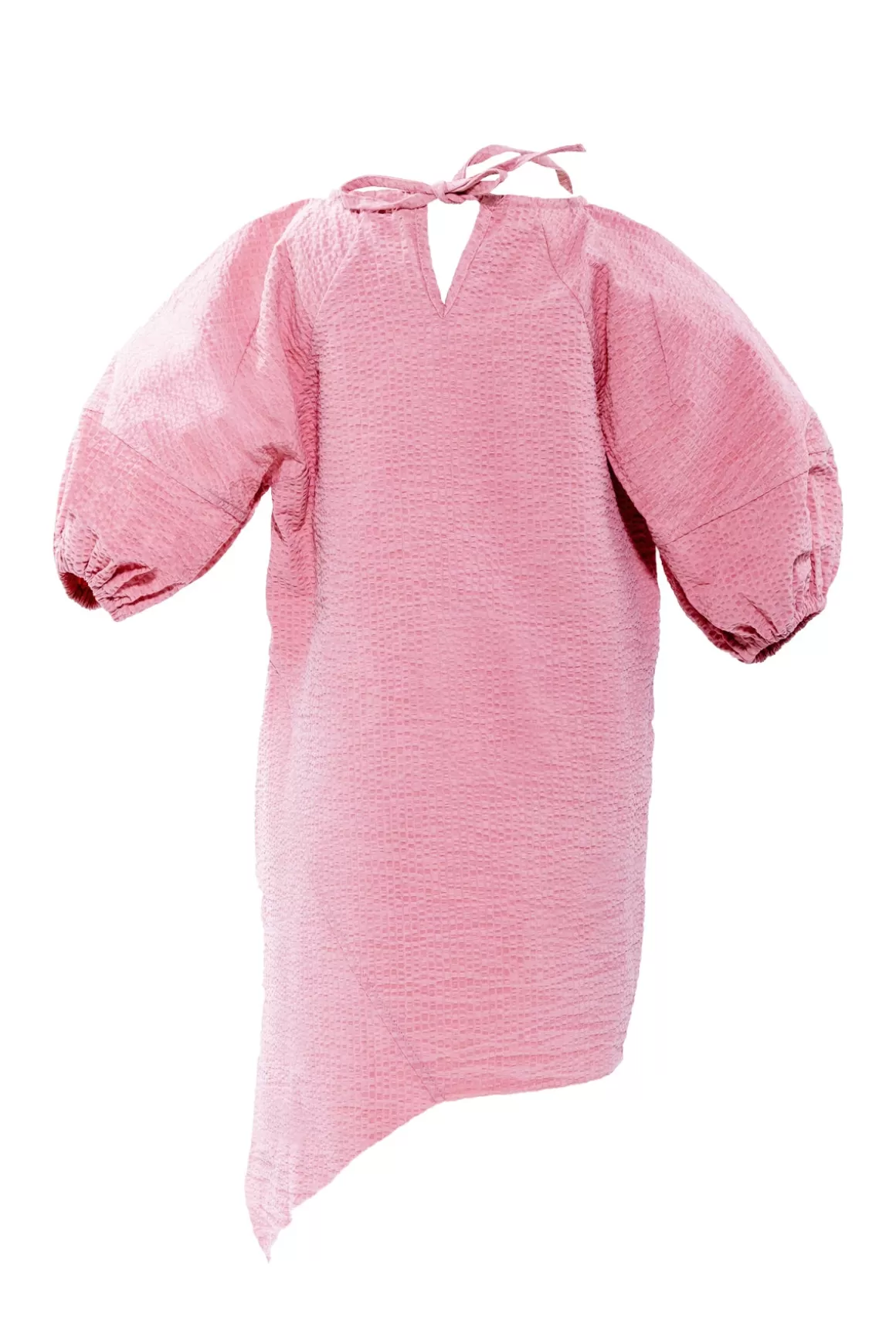 Cheap PINK COTTON BALLOON SLEEVE DRESS Kids DRESSES