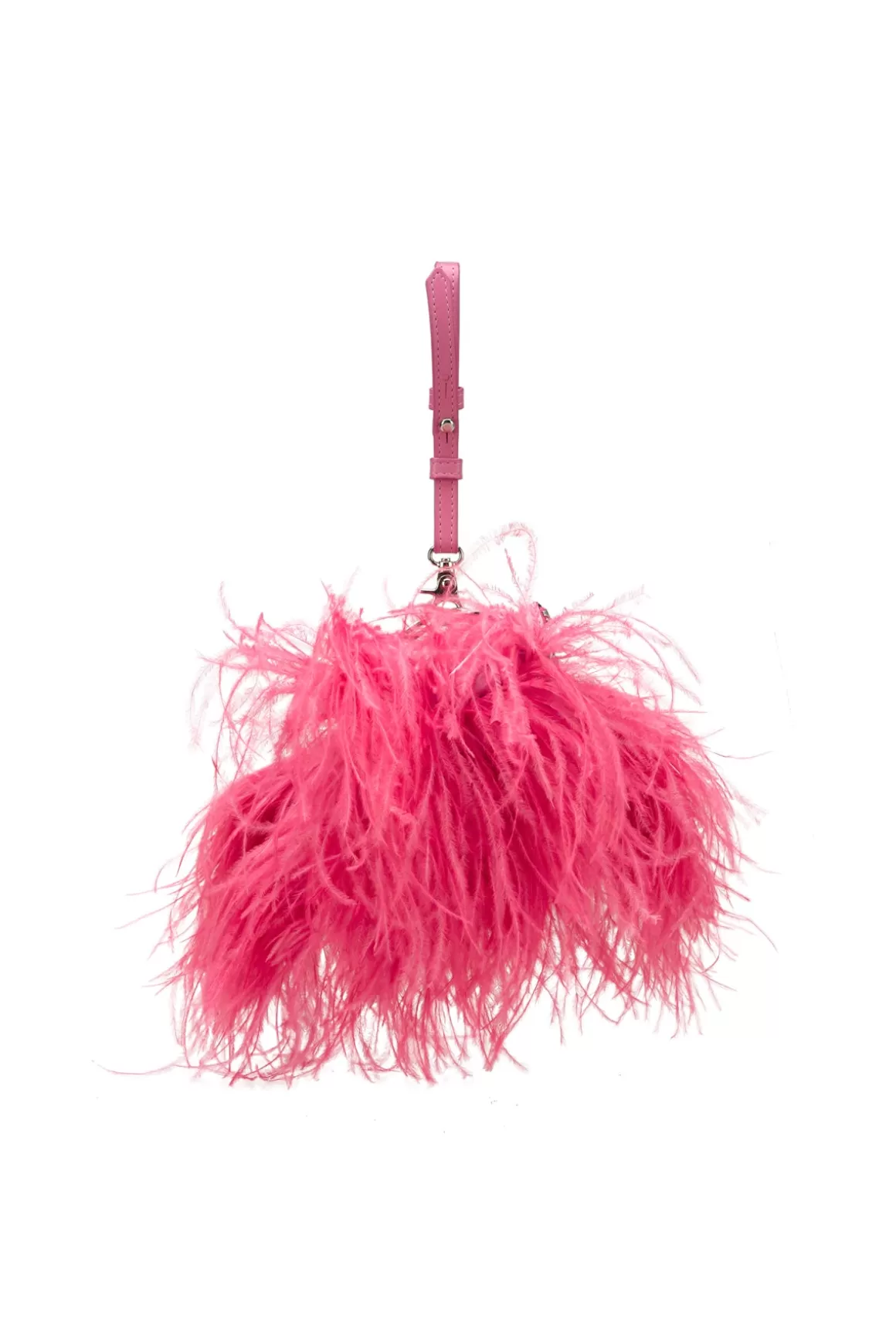 Cheap PINK FEATHER BAG ACCESSORIES