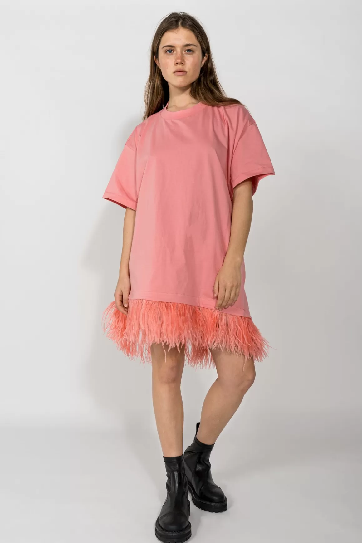 Clearance FEATHER HEM T-SHIRT Women DRESSES | TOPS