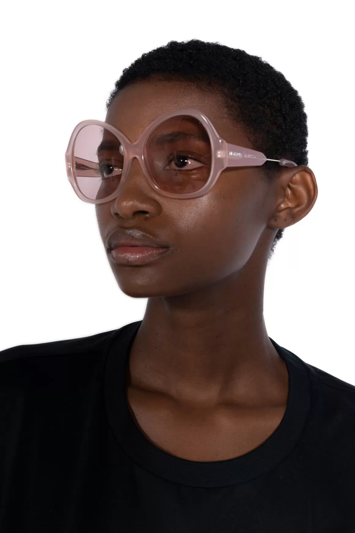 Cheap PINK OVERSIZED SUNGLASSES ACCESSORIES