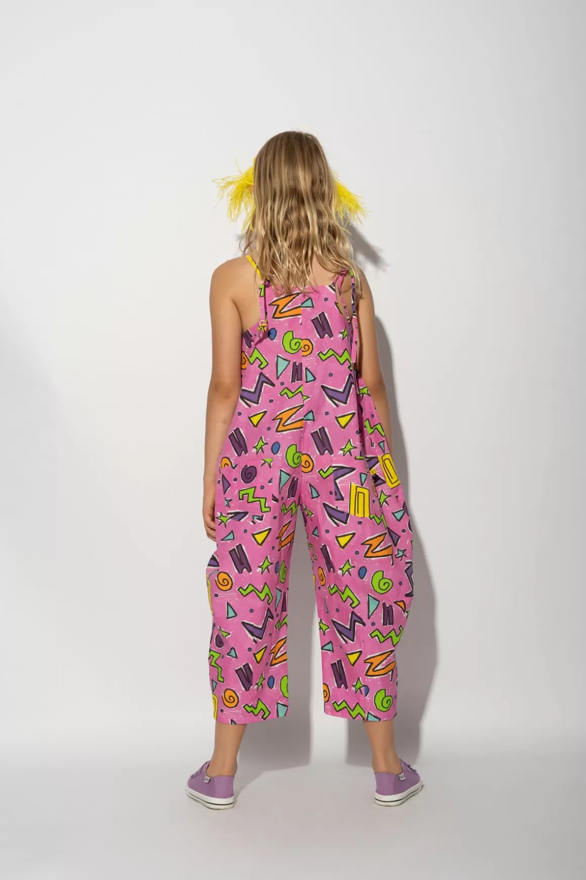 Cheap SQUIGGLE PRINT BALLOON JUMPSUIT Kids BOTTOMS