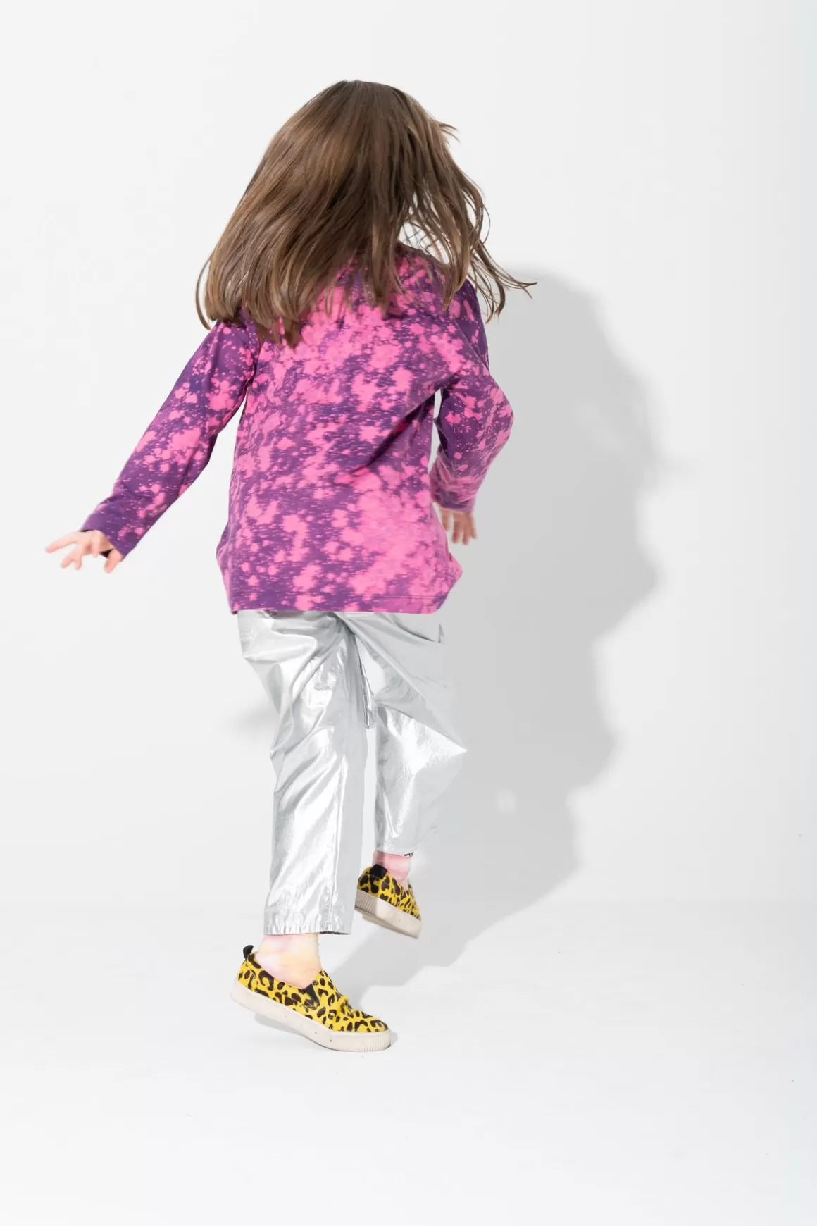 Store PURPLE AND SPLATTERED LONG SLEEVE TOP Kids TOPS | JERSEY