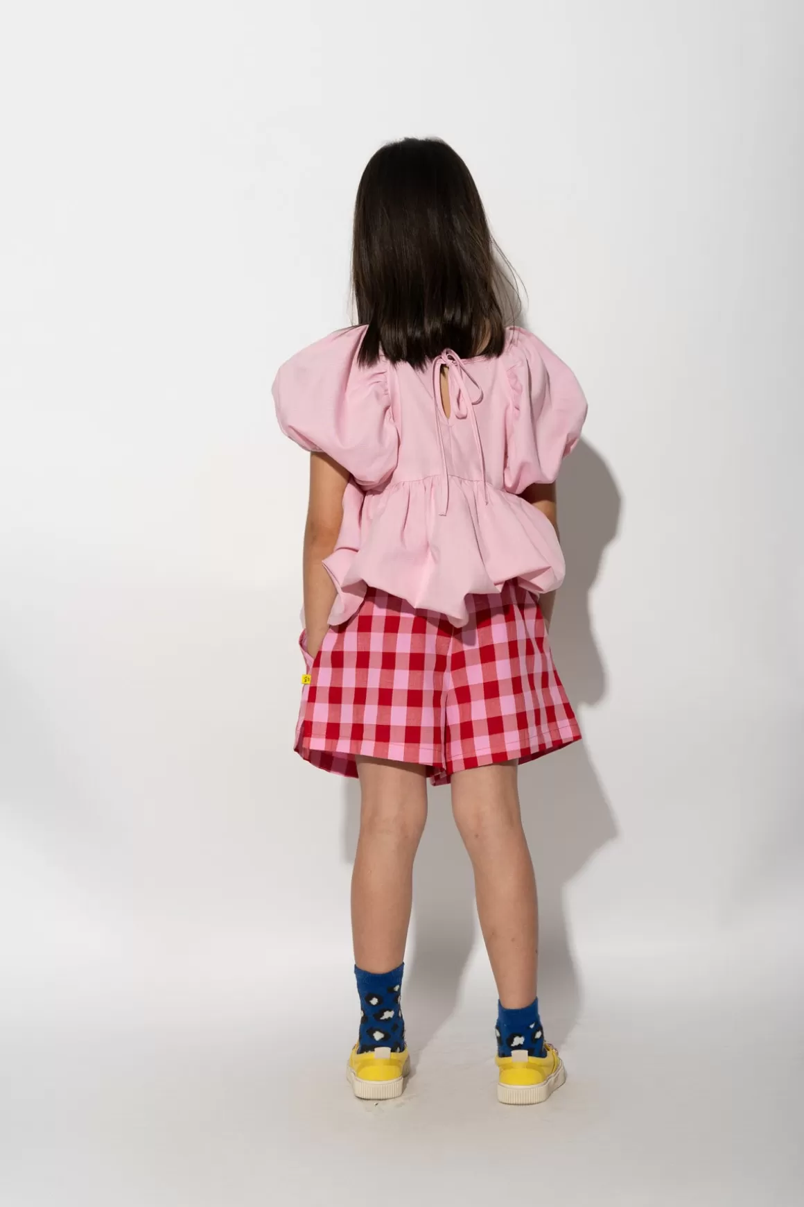 Online RED AND PINK GINGHAM BOXER SHORTS Kids BOTTOMS