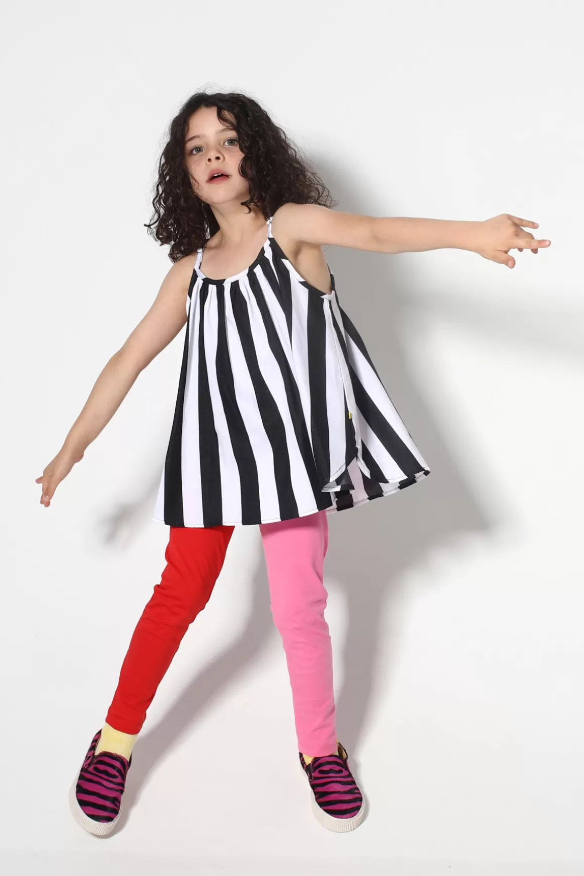 Flash Sale RED AND PINK LEGGINGS Kids BOTTOMS | JERSEY