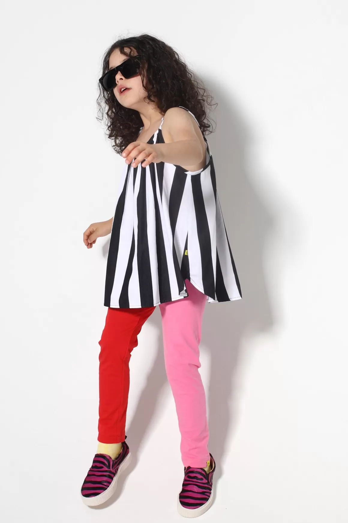 Flash Sale RED AND PINK LEGGINGS Kids BOTTOMS | JERSEY