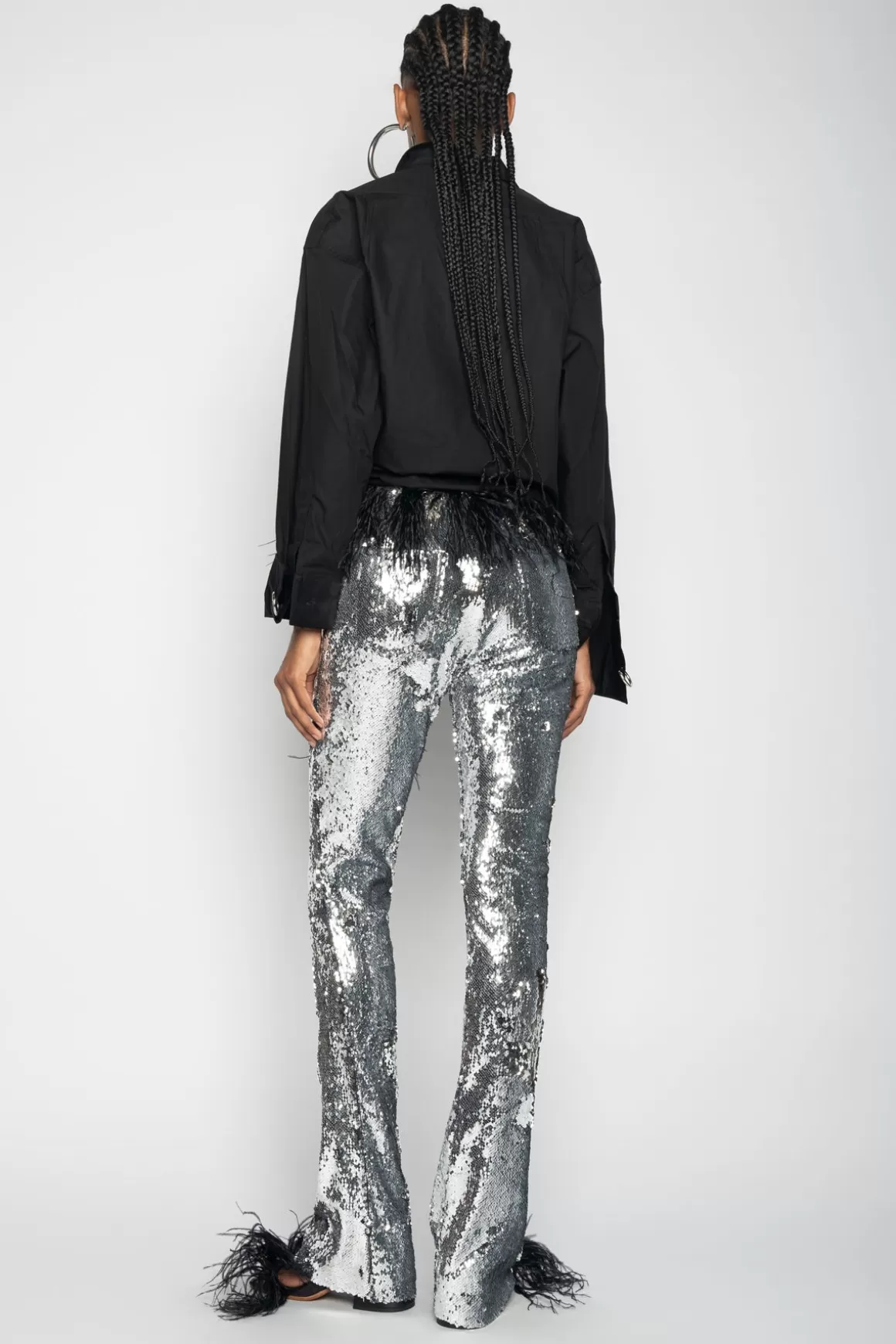 Online SEQUINS BOOTCUT TROUSERS Women BOTTOMS | M'A PARTY