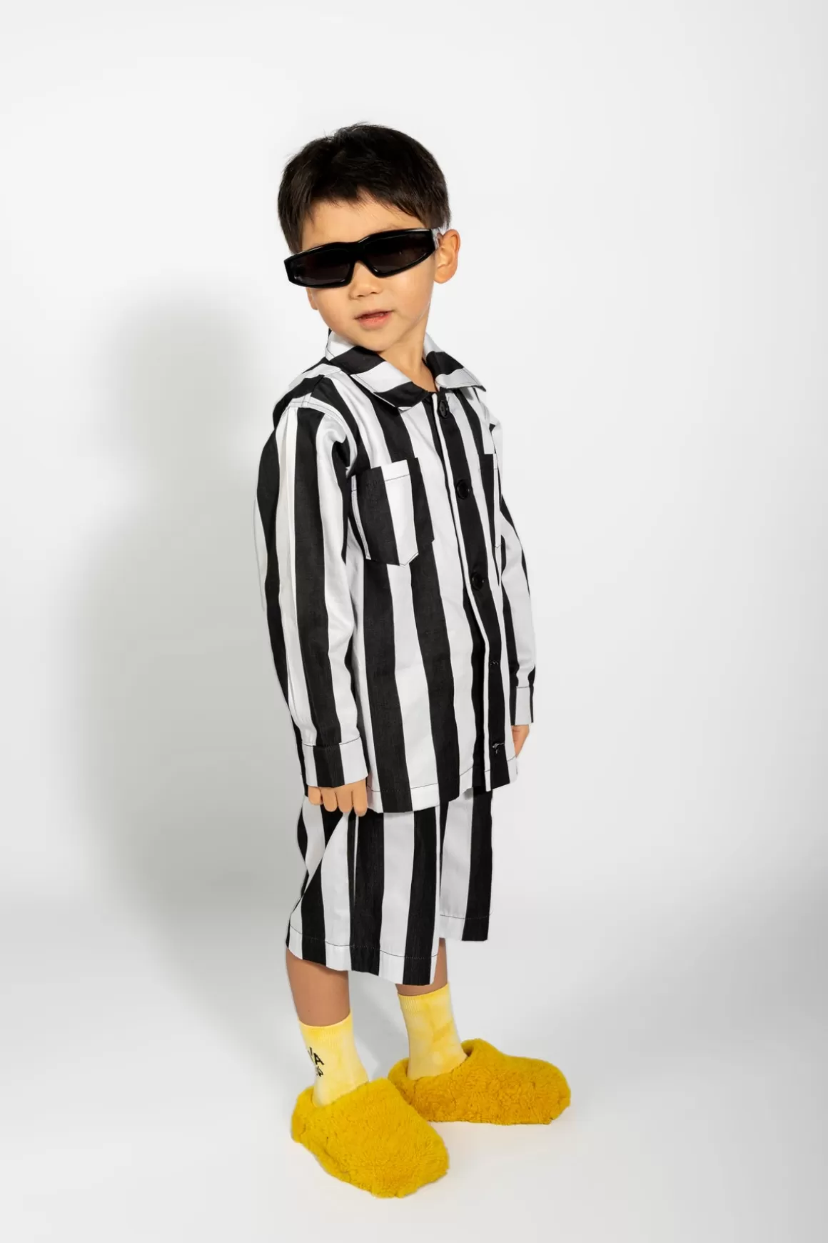 Cheap STRIPED SHIRT IN BLACK AND WHITE Kids TOPS