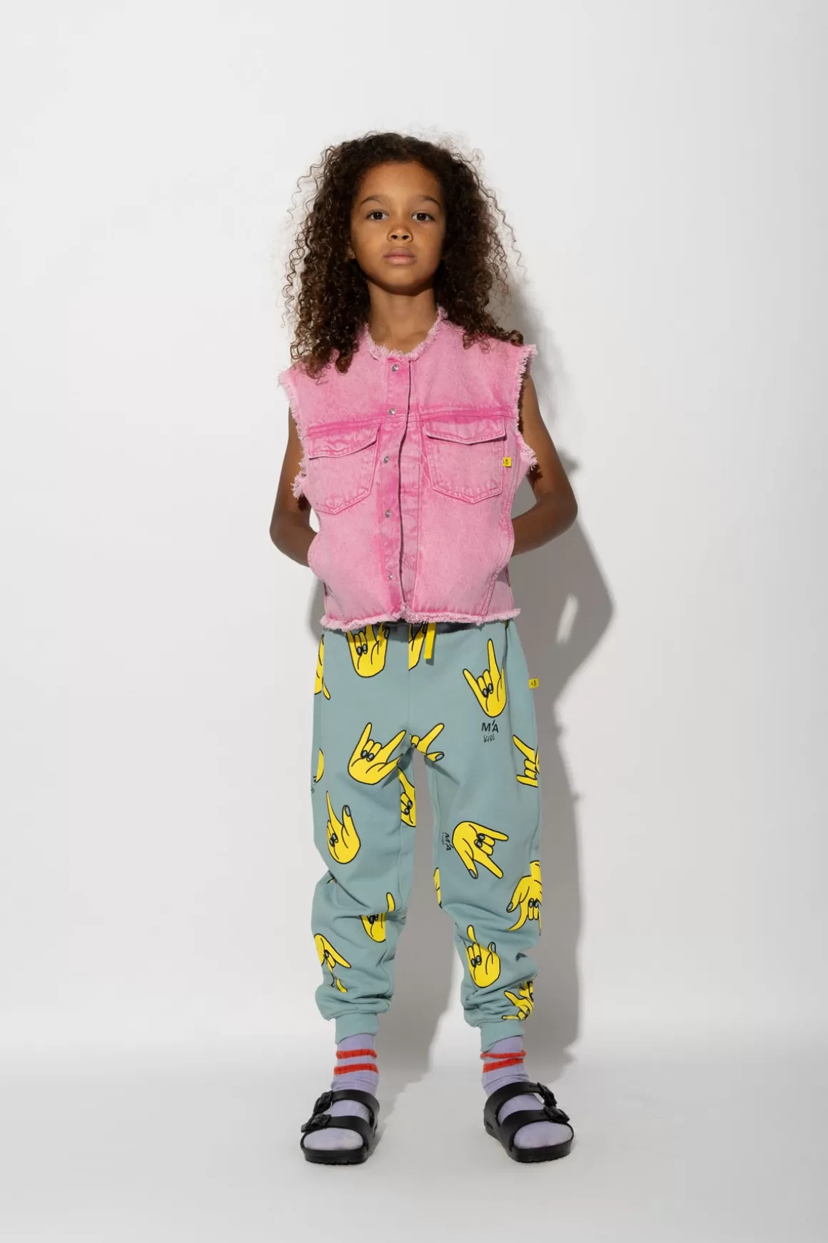 Online HANDS PRINT SWEATPANTS Kids BOTTOMS