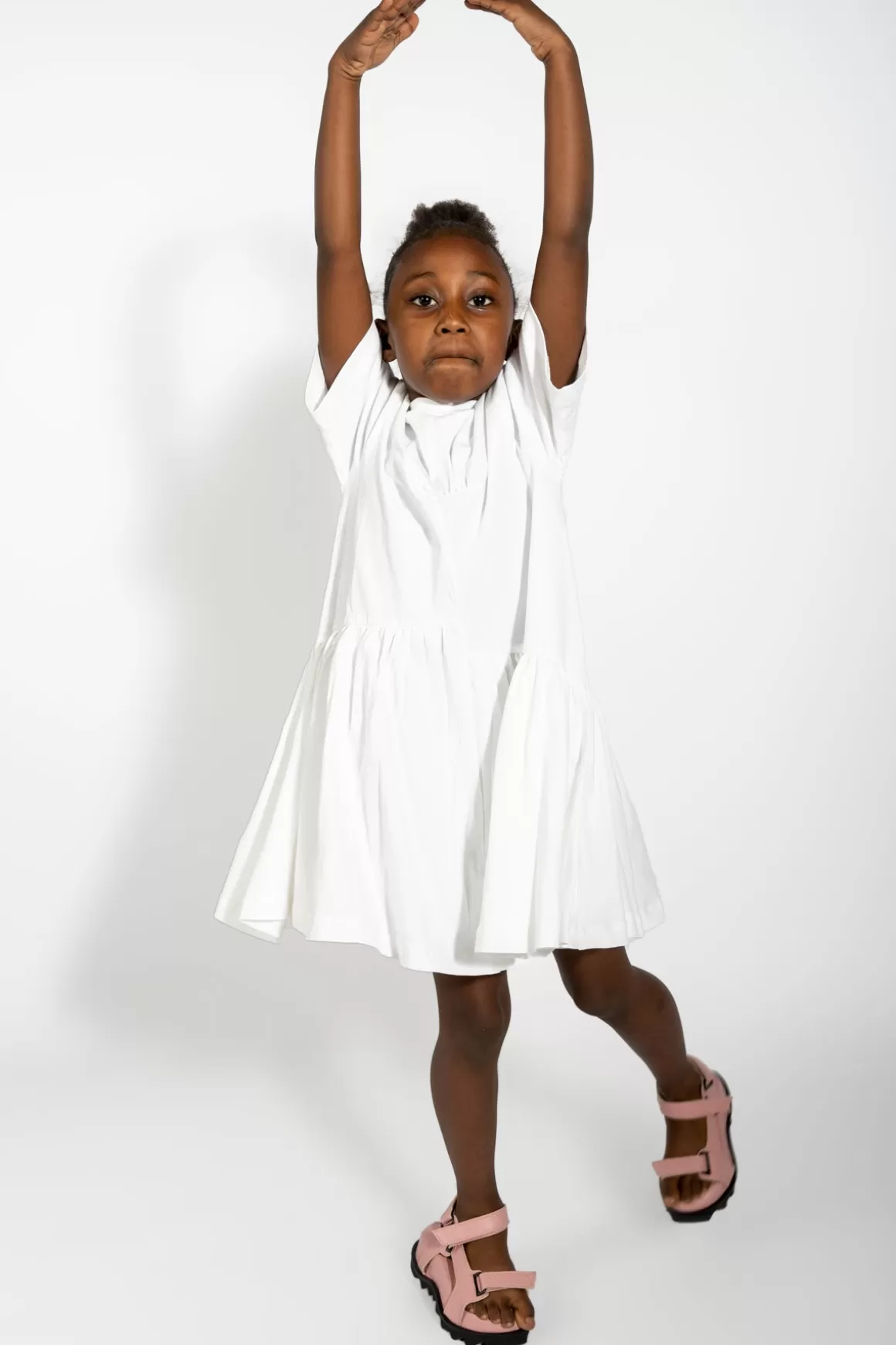 Flash Sale GATHERED JERSEY T-SHIRT DRESS Kids DRESSES | JERSEY