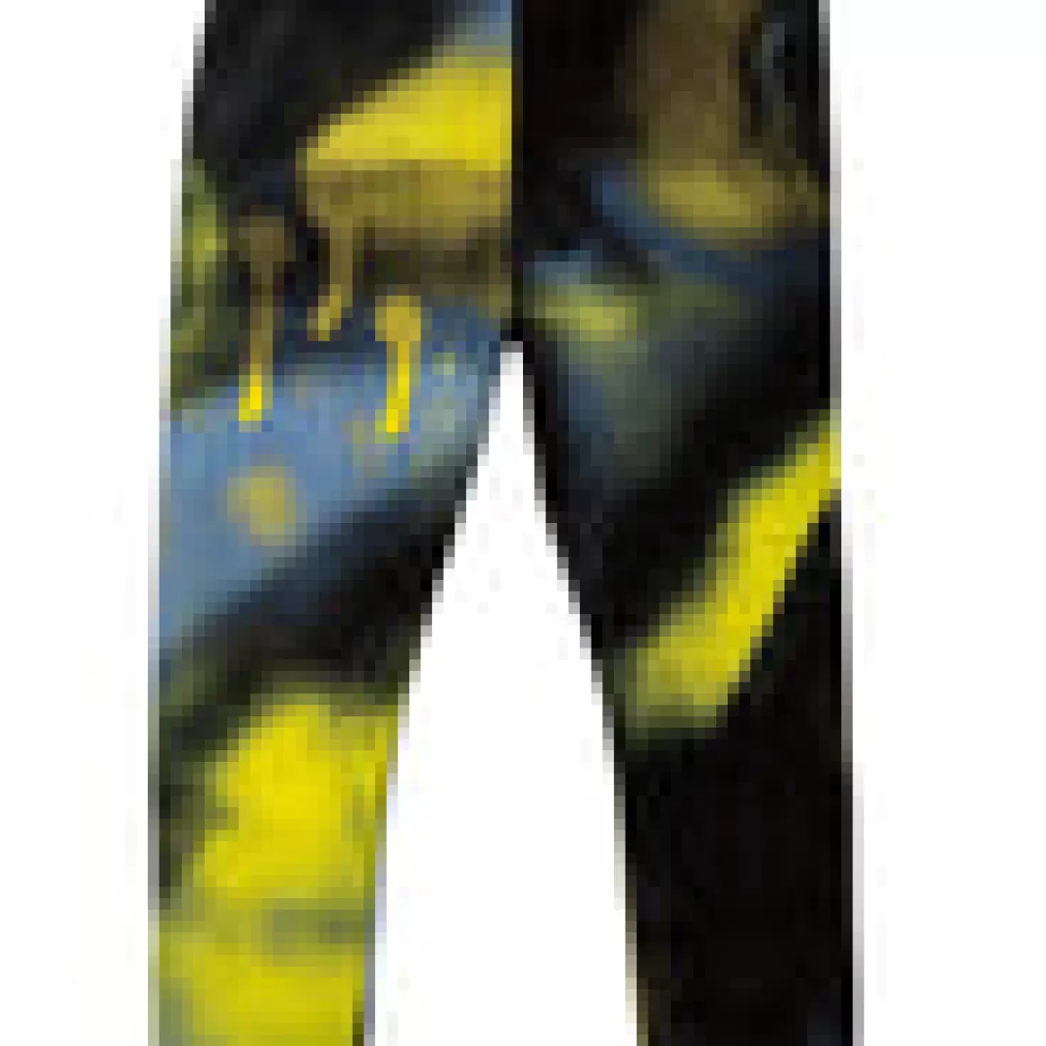 Fashion YELLOW AND BLACK LEGGINGS Kids BOTTOMS | JERSEY