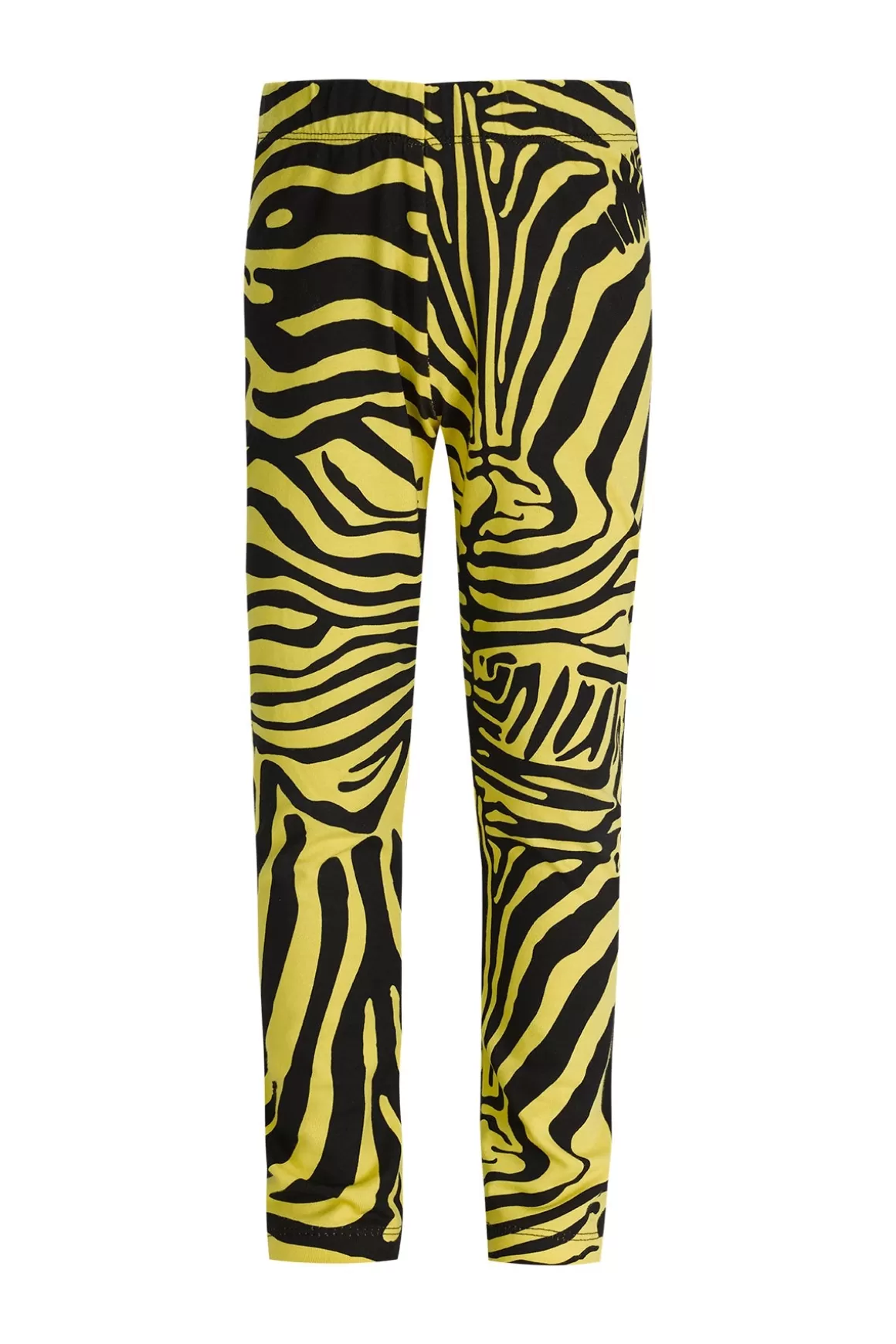 Hot YELLOW AND BLACK ZEBRA PRINT LEGGINGS Kids BOTTOMS | JERSEY