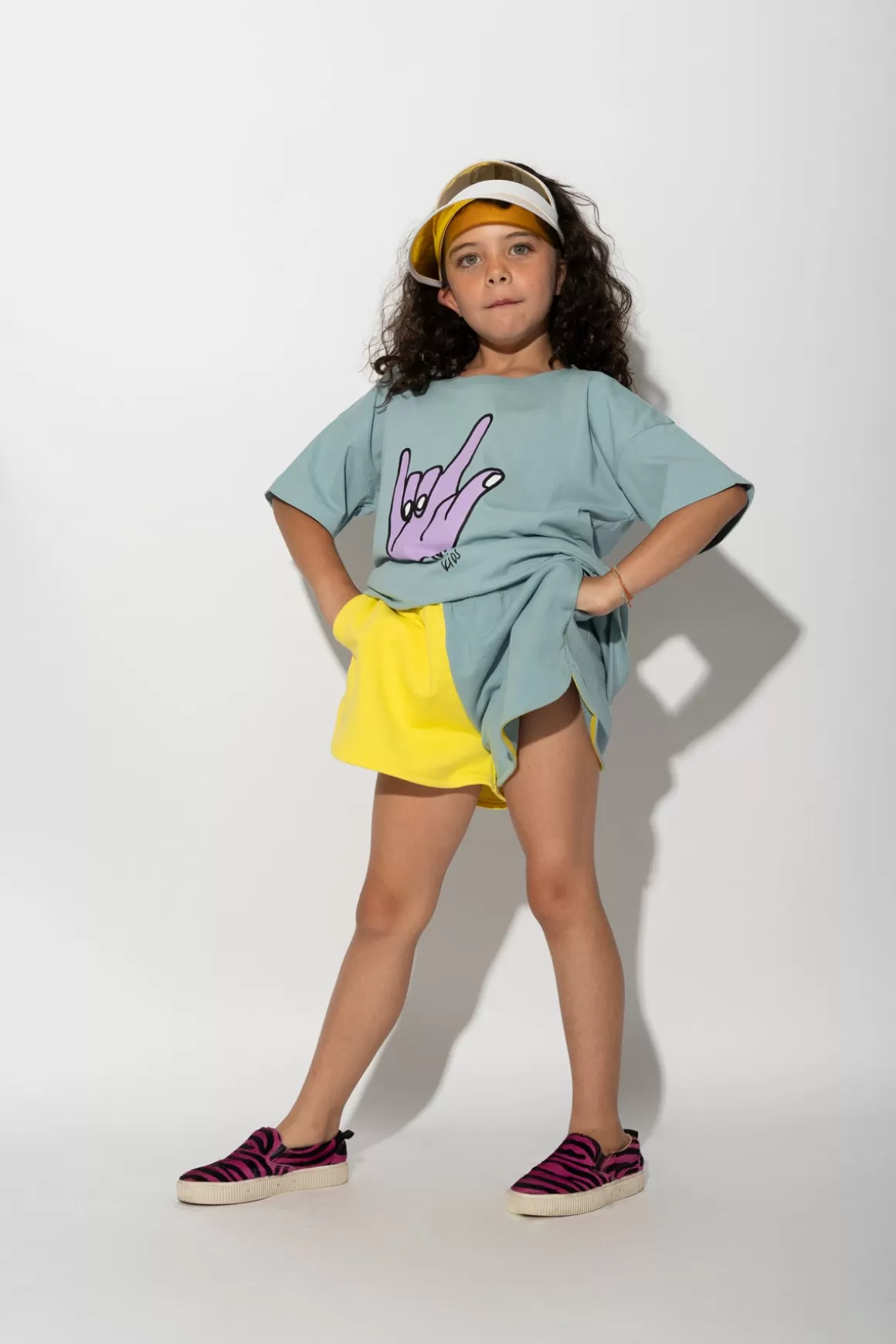 Cheap YELLOW AND TURQUOISE SHORTS Kids BOTTOMS