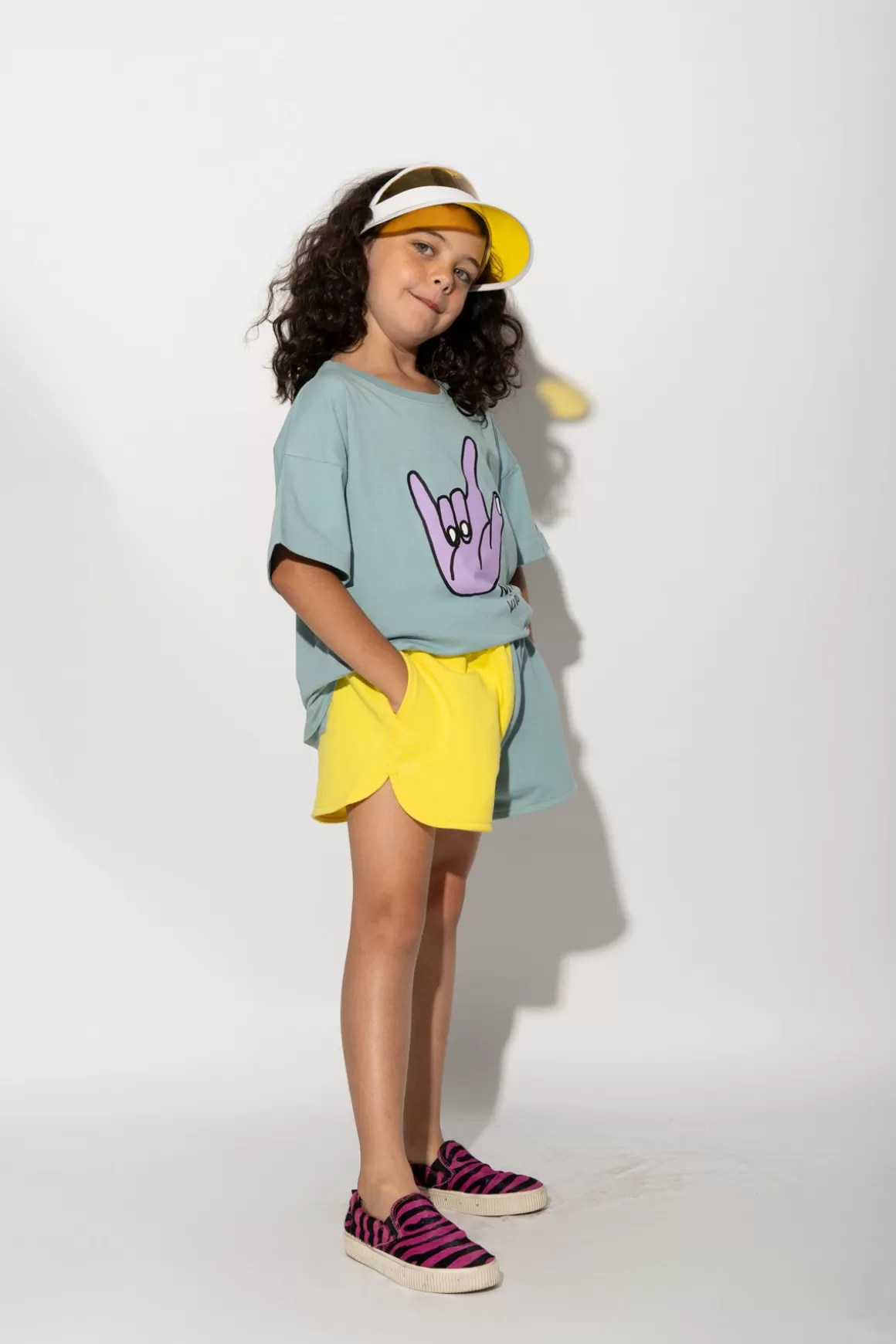 Cheap YELLOW AND TURQUOISE SHORTS Kids BOTTOMS