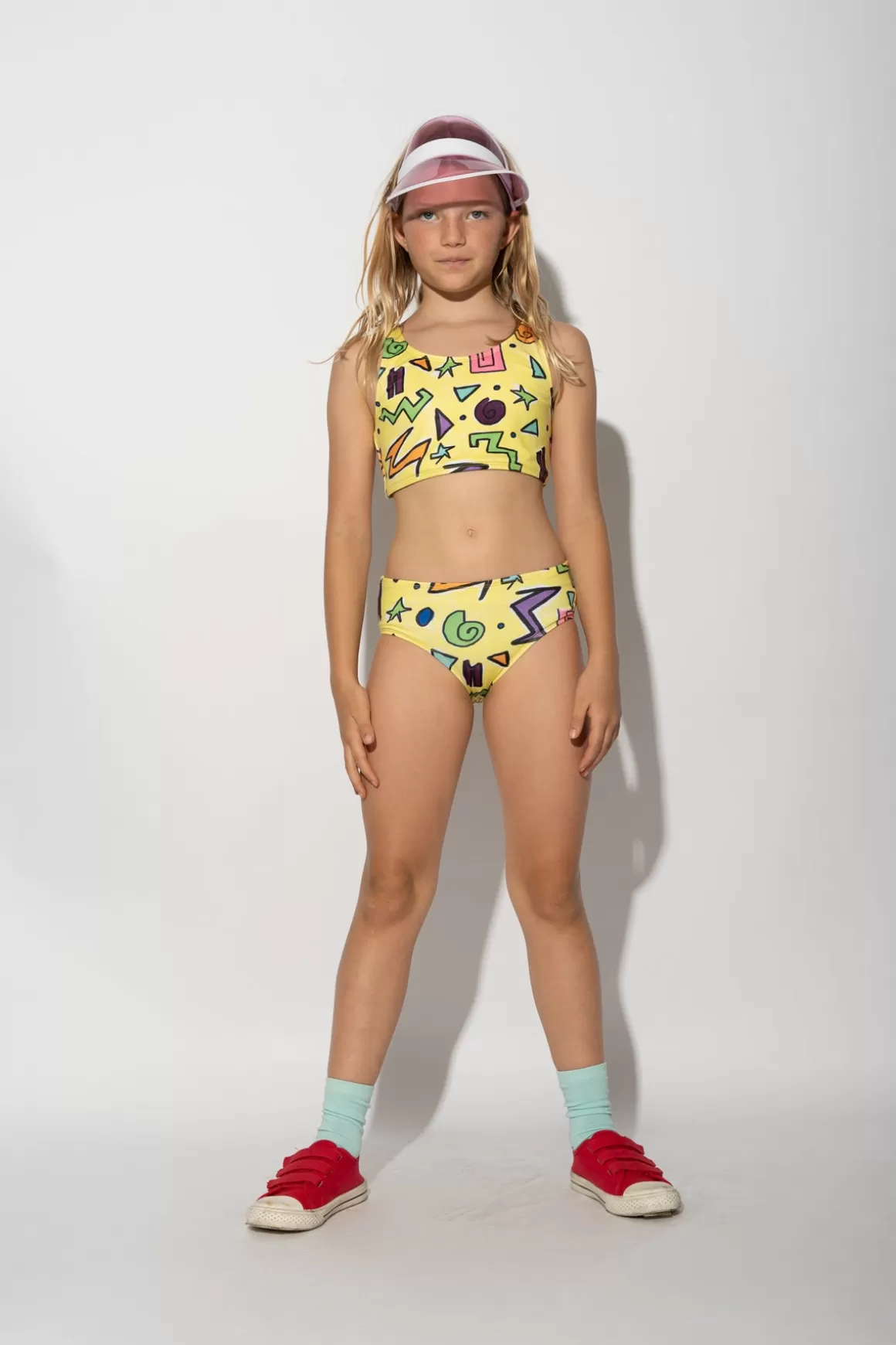 Shop SQUIGGLE PRINT BIKINI SET Kids SWIMWEAR